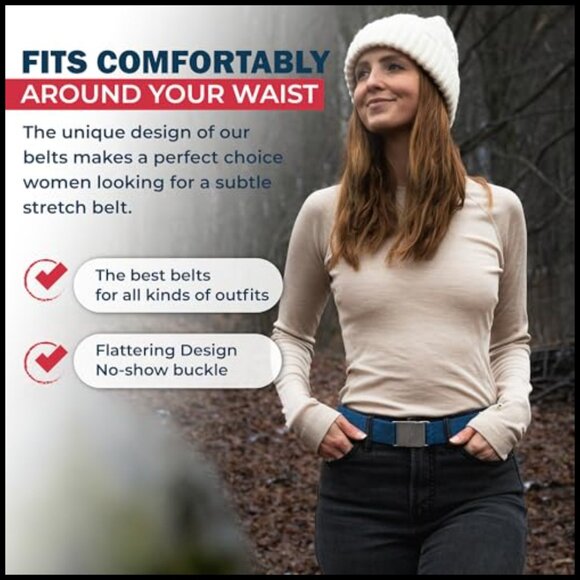 No Show Invisible Elastic Belt 1.5\